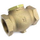 ﻿1.5" Solid Cast Brass Check Valve In Line Horizontal Air Compressor Vertical GV112