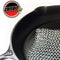 Crisbee Chain Mail Cast Iron Scrubber 8" x 8" Inch Square for Cookware Cleaning
