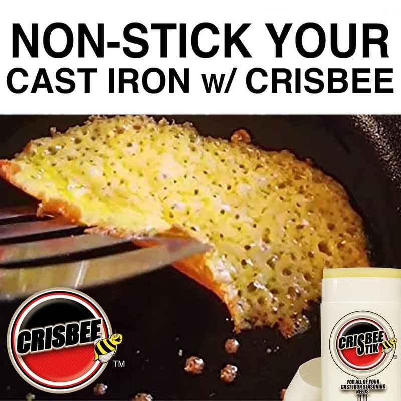  Crisbee Stik® Cast Iron and Carbon Steel Seasoning