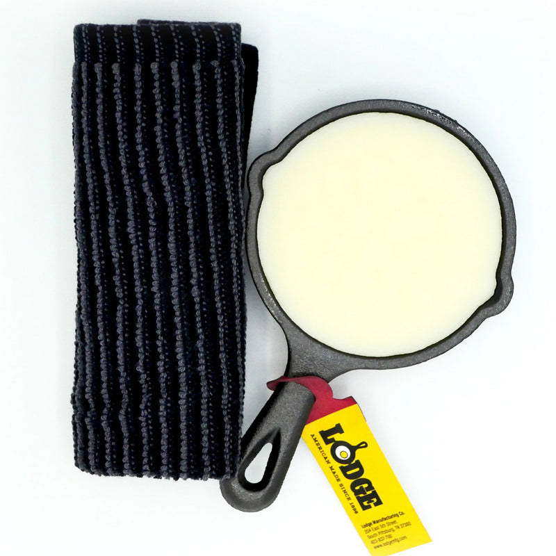 Crisbee 3.5 Mini Skillet Cast Iron Care Kit 2.75 Oz Oil Designed for –  Robidoux Inc