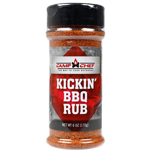 Camp Chef 6oz Kickin BBQ Rub Sweet and Spicy Flavor Gluten MSG Free CS8KB