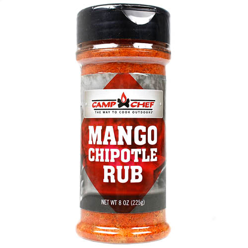 Camp Chef 8 oz Mango Chipotle Rub Seasoning Sweet & Spicy Gluten MSG Free CS8MC