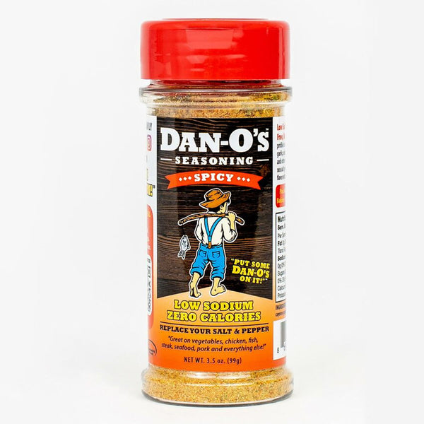 Dan-O's Spicy Original Low Sodium Seasoning 3.5 Oz Bottle Gluten Free –  Robidoux Inc