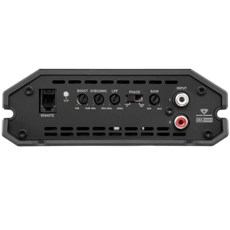 Black Diamond Class AB 1-Channel Monoblock Amplifier 1550 Watts Peak DIA-1550.1