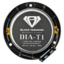 Black Diamond 1" Super Bullet Tweeters 240 Watts Peak Power 4 Ohm DIA-T1 Pair