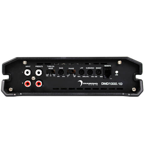 Diamond Audio 1 Ch Monoblock Amplifier 1000W x 1 @ 2 Ohm DMD Series DMD1000.1D