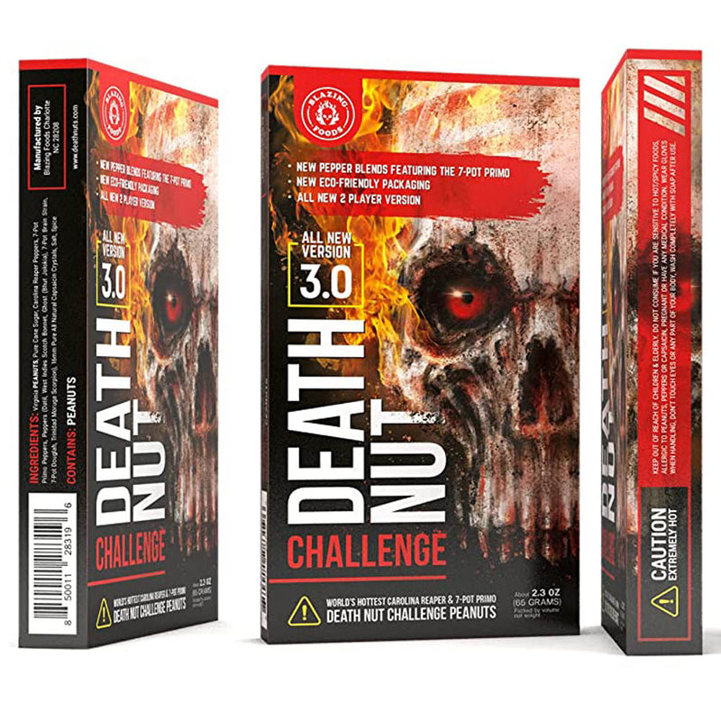 Blazing Foods Death Nut Challenge V3.0 Hottest Peppers DNC-V3