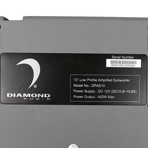 Diamond Series Powered Active Subwoofer 10" Inch Enclosure with Port