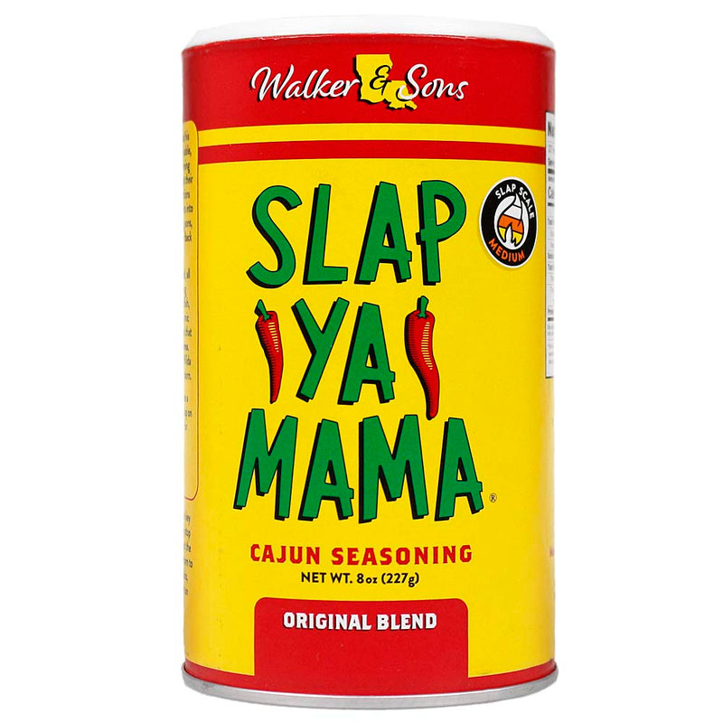 Slap Ya Mama Louisiana Style Cajun Seasoning, Hot Blend, MSG-Free and  Kosher, 8 Ounce Can, Pack of 3
