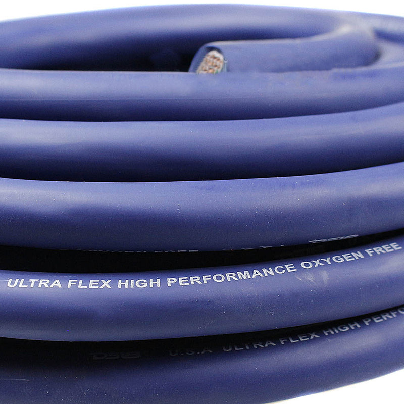 25 Ft 9 Conductor Speed Wire 18 Gauge CCA Color Coded Blue Flexible Casing DS18
