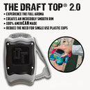 The Draft Top Original Beer & Soda Can Opener as seen on Shark Tank DTL-201-BL