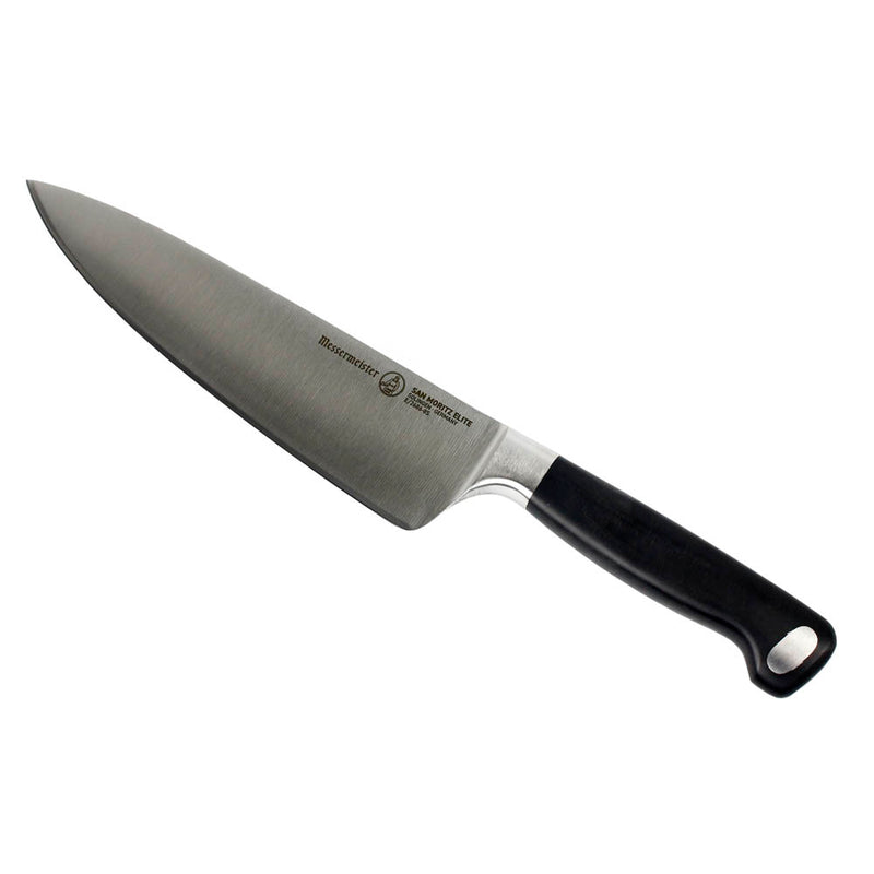 Messermeister San Moritz Elite 8" Stealth Chef's Knife Stainless Steel Black