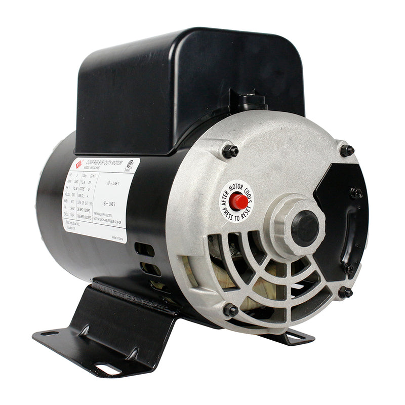 5HP Single Phase Electric Air Compressor Motor 23 Amp 7/8 Shaft 3450 –  Robidoux Inc