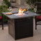 Endless Summer Fire Pit Table Dakota 38" Square Dual Heat LP Gas GAD19102ES