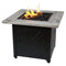 Endless Summer Fire Pit Table Mason 30" Square LP Gas Patio Fire GAD15300ES