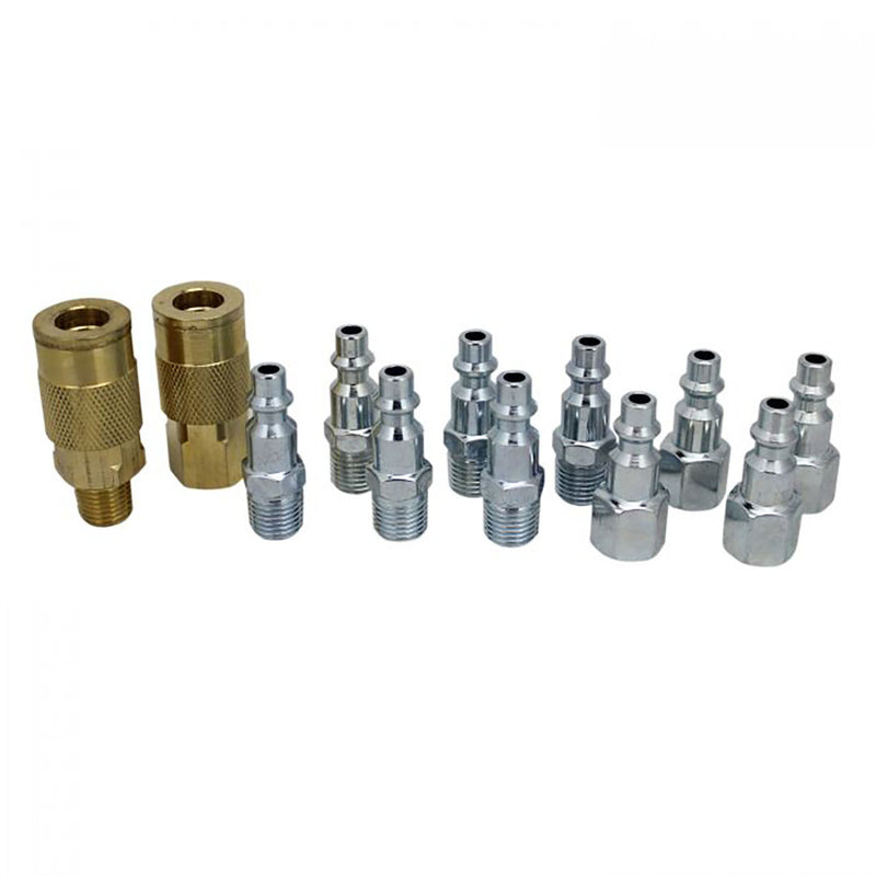 Exelair by Milton 12 Piece Air Coupler and Plug Kit 1/4" M Style EX0312MKIT