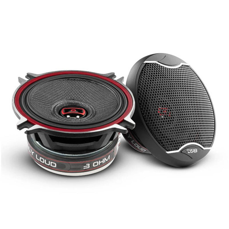 DS18 EXL-SQ4.0 Pair 4" 2 Way Coaxial Speaker 260 Watts Max Power 2 Speakers