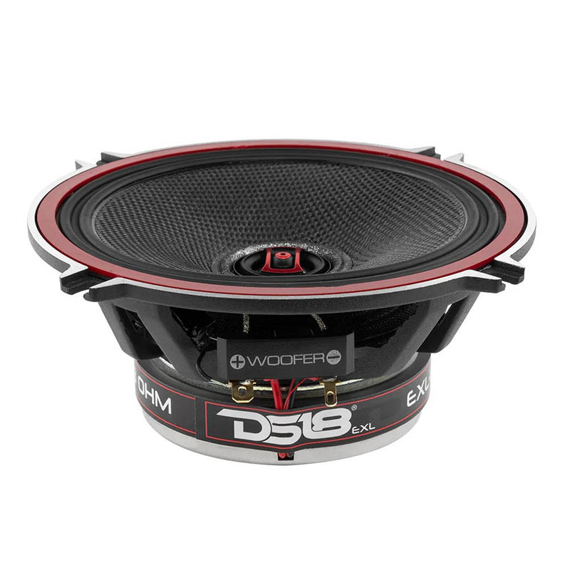 DS18 EXL-SQ5.25 Pair 5.25" 2 Way Coaxial Speaker 340 Watts Max Power 2 Speakers