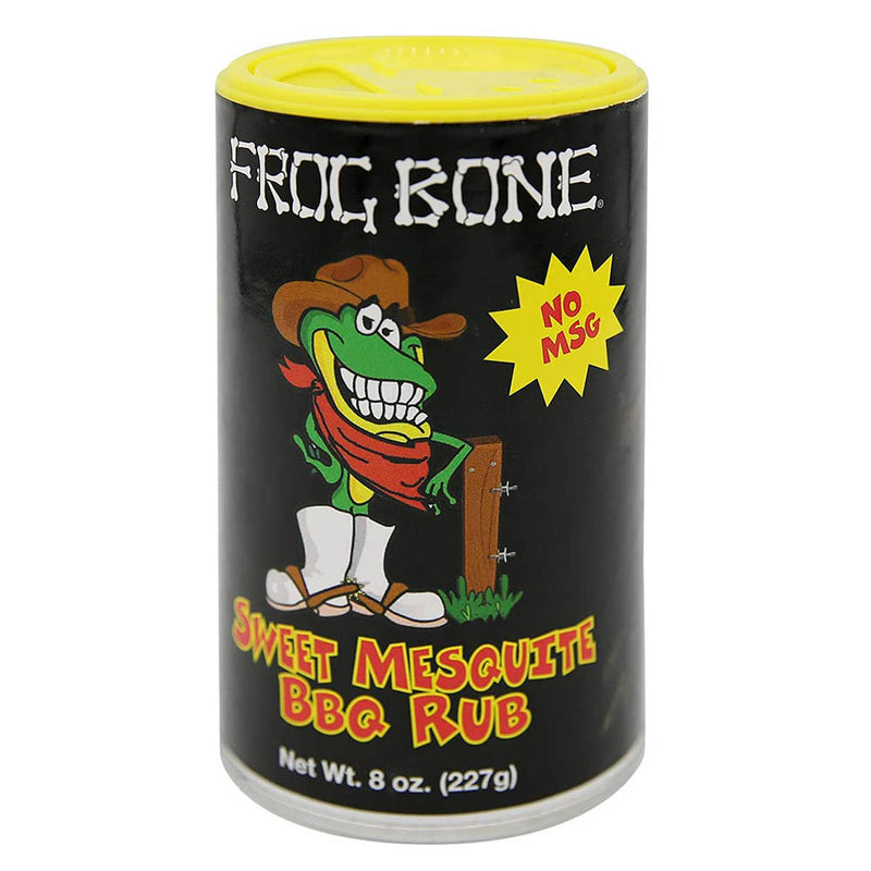 Frog Bone Sweet Mesquite BBQ Rub 8 Oz Shaker No MSG Gluten Free FB-00621