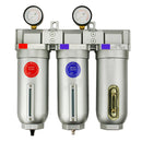 3/4" Inline Compressed Air Filter Desiccant Dryer Moisture Separator Trap Combo