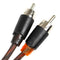 Alphasonik 3 Ft RCA Cable 2 Channel Hyper Flex Interconnect Audio Wire FLEX-R3