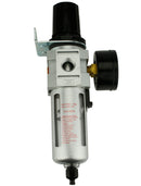 3/8" Compressed Air In Line Moisture / Water Filter Trap & Regulator Combination