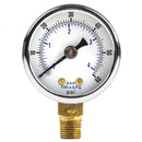 1/8" NPT 0-60 PSI Air Compressor / Hydraulic Pressure Gauge Lower Side Mount With 1.5" Face