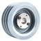 Mastedrive Cast Iron 6" Inch 3 Groove Pulley for Triple Belt B Section 5L with 1" Inch Sheave Bushing 3BK62H