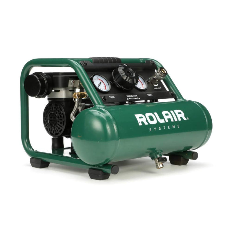 Rolair AB5Plus Portable Hand Carry Air Compressor 1/2 HP 1 Gallon 1 CFM Oilless