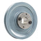 Cast Iron 6" Single Groove Belt A Section 4L Pulley w/ 1-1/8" Sheave Bushing