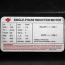 ﻿﻿3 HP Electric Motor Single Phase 1725 RPM 230 Volts 1-1/8" Shaft Farm Duty 184T