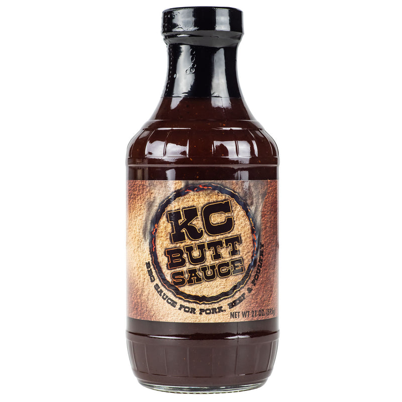 KC Butt BBQ Sauce Barbecue 21 Ounce Bottle Pork Beef Chicken Marinade