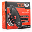 DS18 PRO-X8.4BM 8" Bullet Speaker 550W 4 ohm Loudspeaker Midrange Car Audio