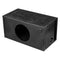 Single 10" Ported Subwoofer Box Bed Liner Coated 3/4" MDF Vented Enclosure