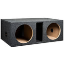 Dual 10" Ported Subwoofer Box Enclosure 3/4" MDF Vented Sub Box RI Audio Carpet