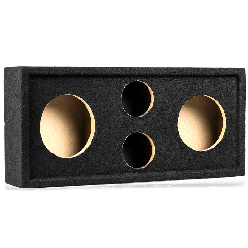 Car Audio Speaker Enclosure Box Chuchero For 6.5" Mids and 4" Tweeters RI Audio