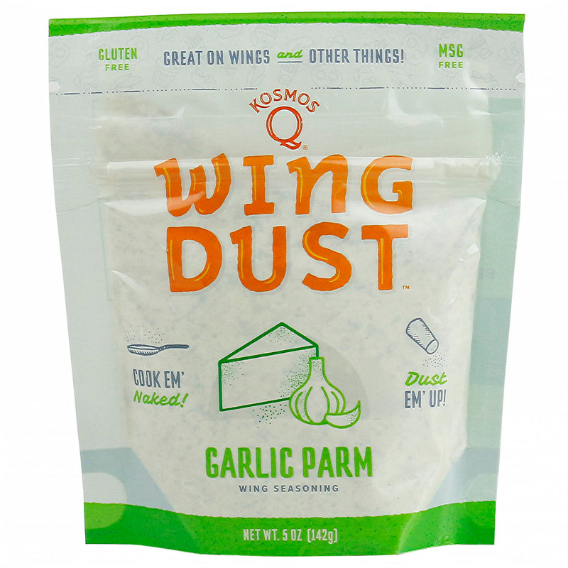 Kosmos Q Wing Dust Garlic Parm Wing Dusting Seasoning Competition Pit Master 5oz
