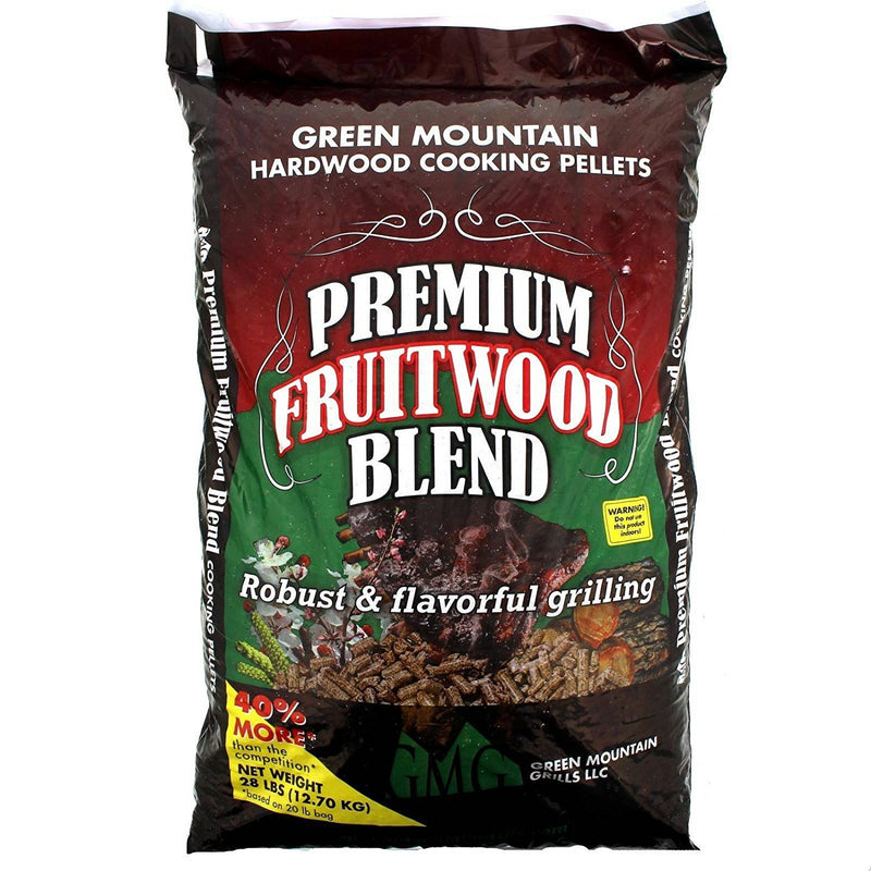 Cooking Pellets Premium Fruitwood Pellet Blend 28lb Bag Cherry Beech Pecan GMG