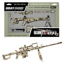 Goat Guns Mini .50 Cal Rifle 1:3 Scale Die Cast Metal Barrett 82A1 Camouflage