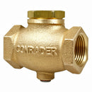 3/4" NPT In Line Horizontal Check Valve Air Compressor Solid Cast Brass WOG GV75