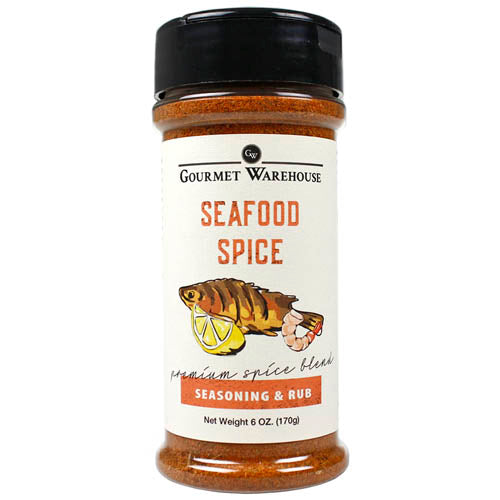 Gourmet Warehouse 6 Oz Seafood Spice Seasoning & Rub Tangy Zesty Flavor GW-SSSP