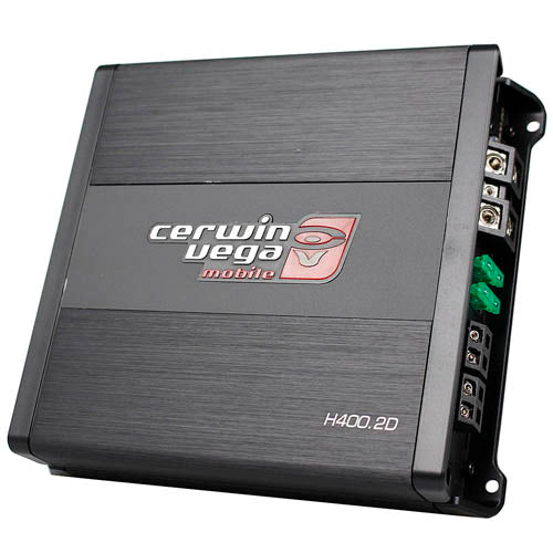 400 Watt 2 Channel Amp Digital MAX HED Series Car Audio Bass Cerwin Vega H400.2D