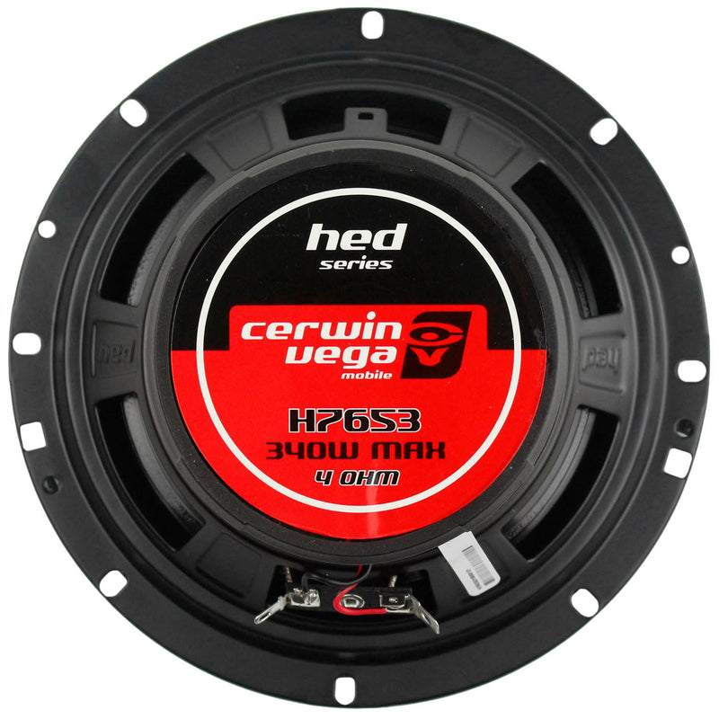 Cerwin Vega 6.5" 3-Way Coaxial Speaker System 340 Watts Max HED Series H7653