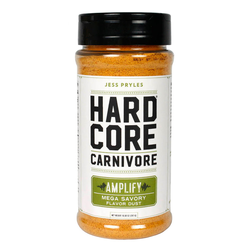 Hardcore Carnivore Amplify Finishing Flavor Dust Seasoning MSG Free 10.5 oz
