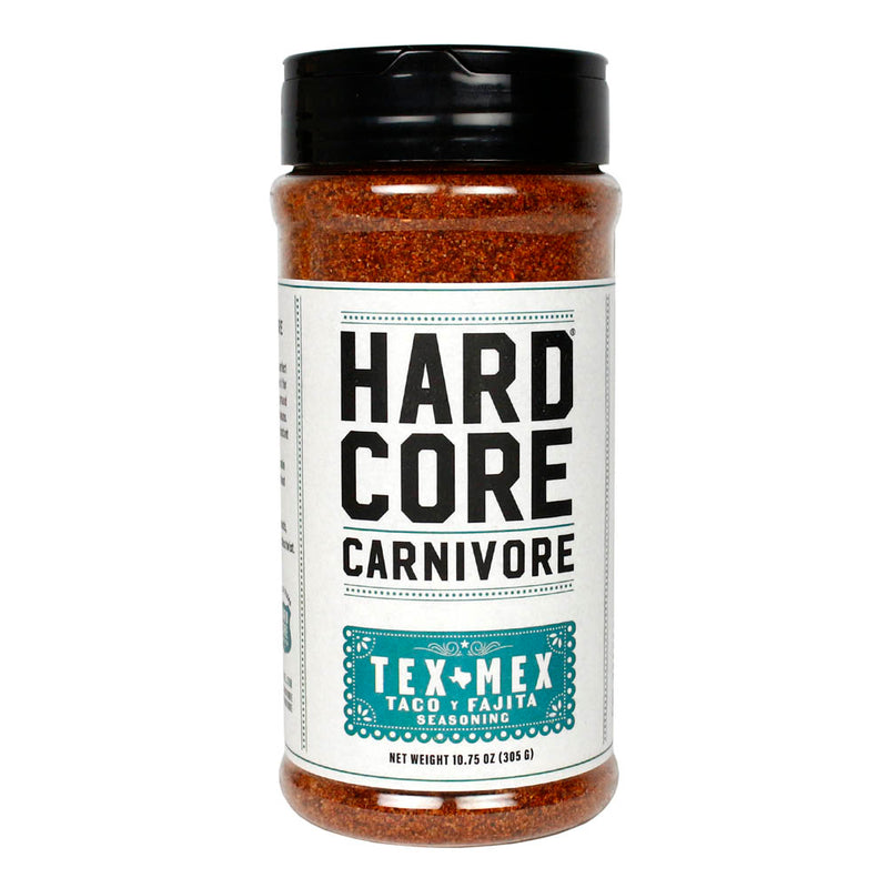 Hardcore Carnivore Tex Mex Taco & Fajita Seasoning No-MSG Gluten Free 10.75oz