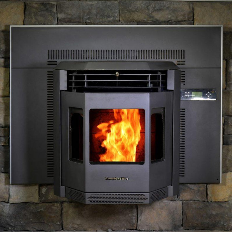 ComfortBilt HP22I Pellet Stove Fireplace Insert 50,000 BTU Output 2,800 Sq. Ft. Home