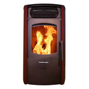 ComfortBilt HP50S Burgundy Pellet Stove European Design 42,000 BTU 2,200 sq. ft Room