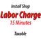 Install Shop Labor Charge - 15 Minutes Taxable