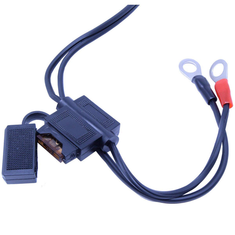 Battery Quick Disconnect Ring Terminal Fuse Harness 2-Pin Plug IS-QFH18