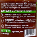 Just Add Beer 9 Oz Mexican Tres Chiles Sauce and Marinade Mix JAB003